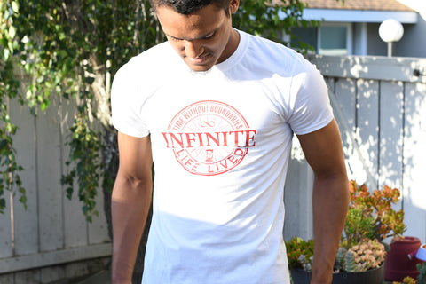Infinite Life Brand Short-Sleeve Male T-Shirt-Infinite Life Lived | Intelligent Wear