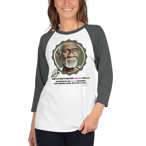 Dr. Sebi sleeve raglan shirt-Infinite Life Lived | Intelligent Wear