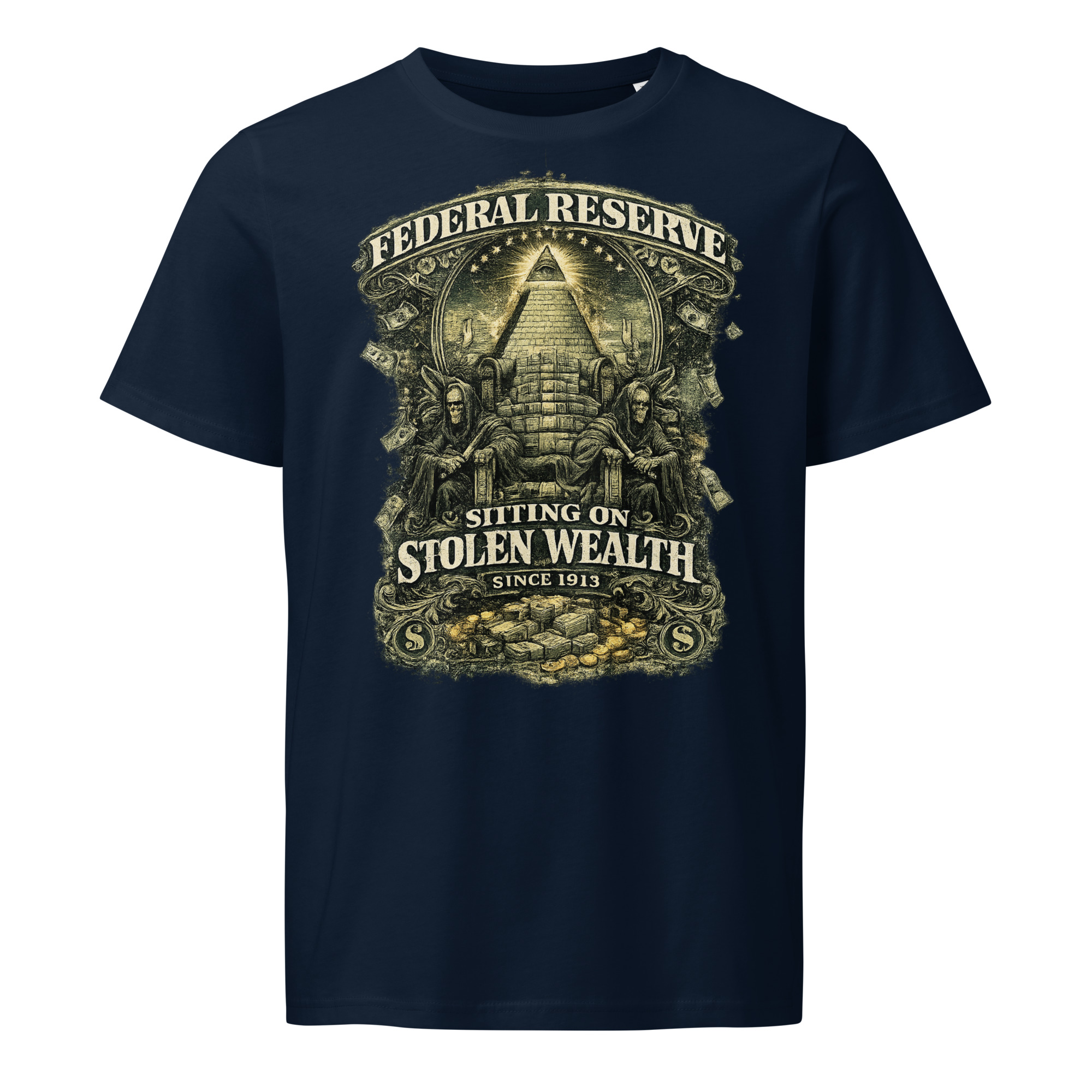 Stolen Wealth | Unisex organic mid-light t-shirt