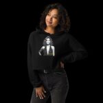 Jane Kennedy Vintage Glamour Graphic T Shirt | Retro Black Icon Fashion Tee